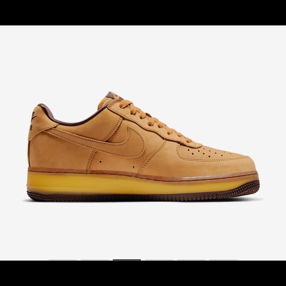 Nike Air Force 1 Low “Wheat Dark Mocha” Size 9.5 - Picture 5 of 10